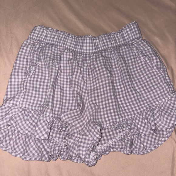 Hollister Purple High Waist Shorts - Picture 1 of 4